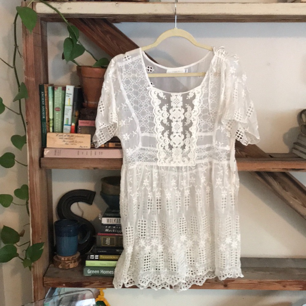 Beautiful JOHHNY WAS 4loveandliberty top